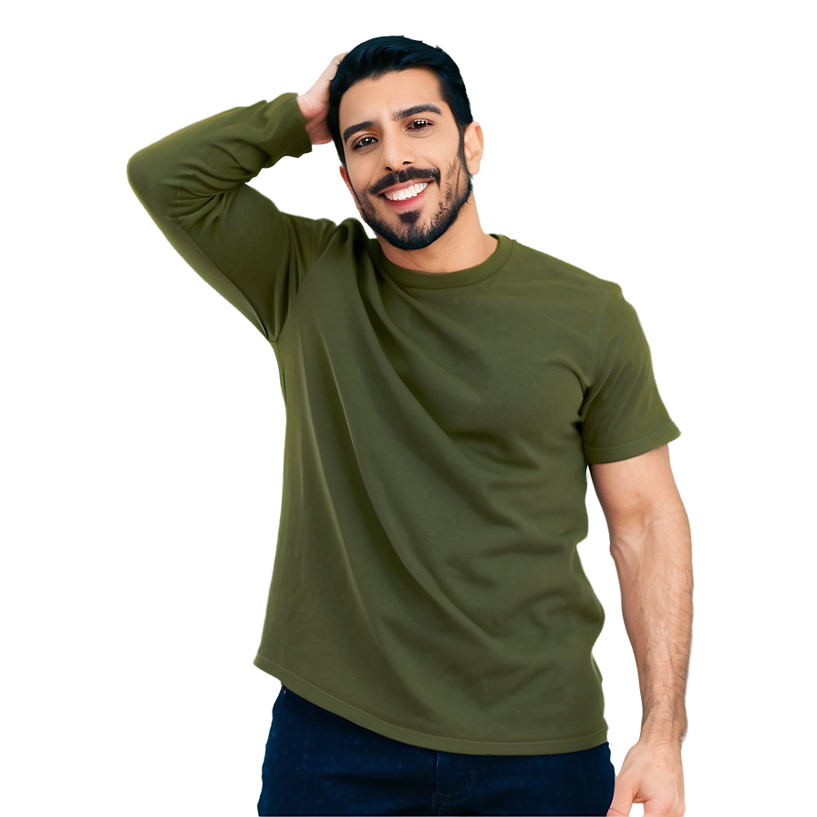 Olive Blank Shirt Png 06272024 PNG image