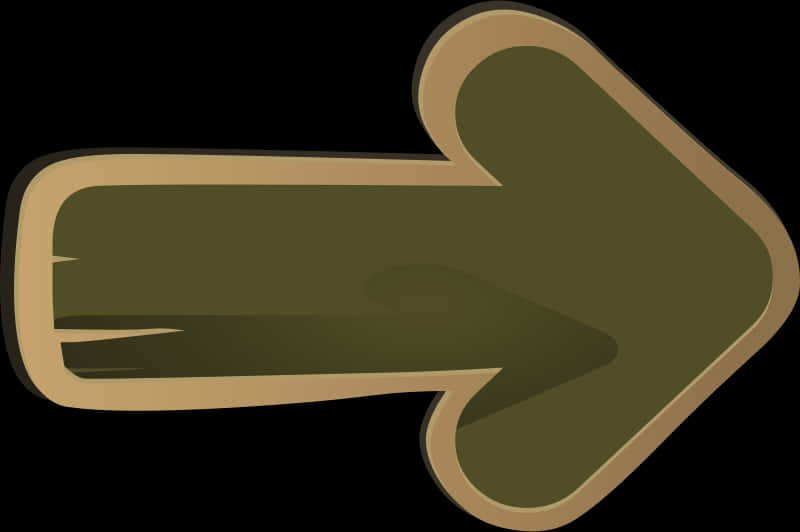 Olive Green Arrow Transparent Background PNG image