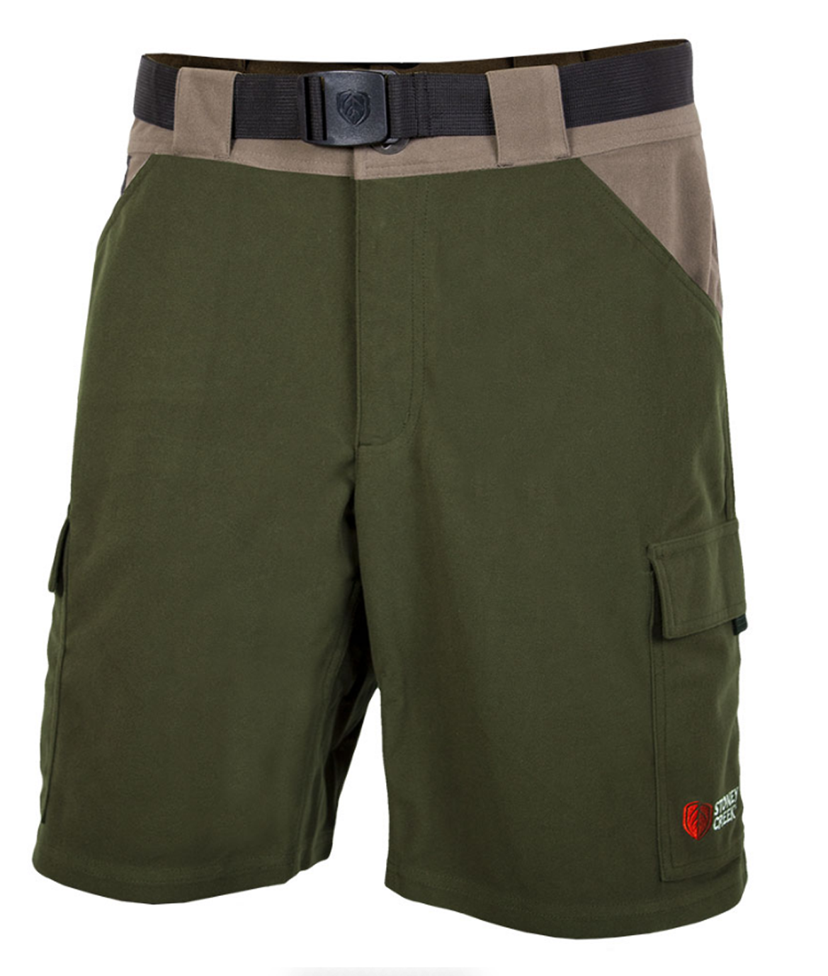 Olive Green Tactical Shorts PNG image