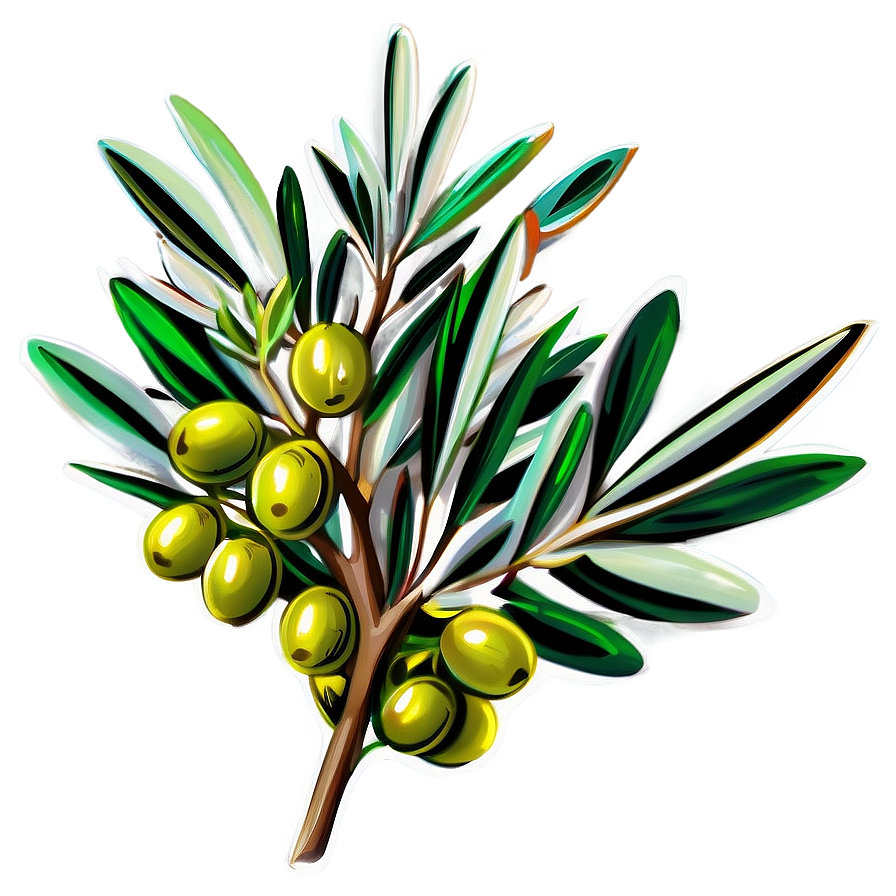 Olive Tree Branch Png 11 PNG image