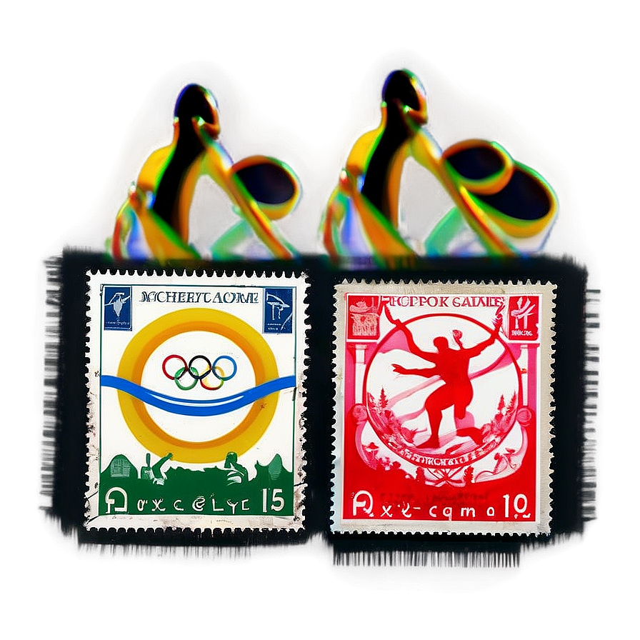 Olympic Games Postage Stamp Png 06122024 PNG image