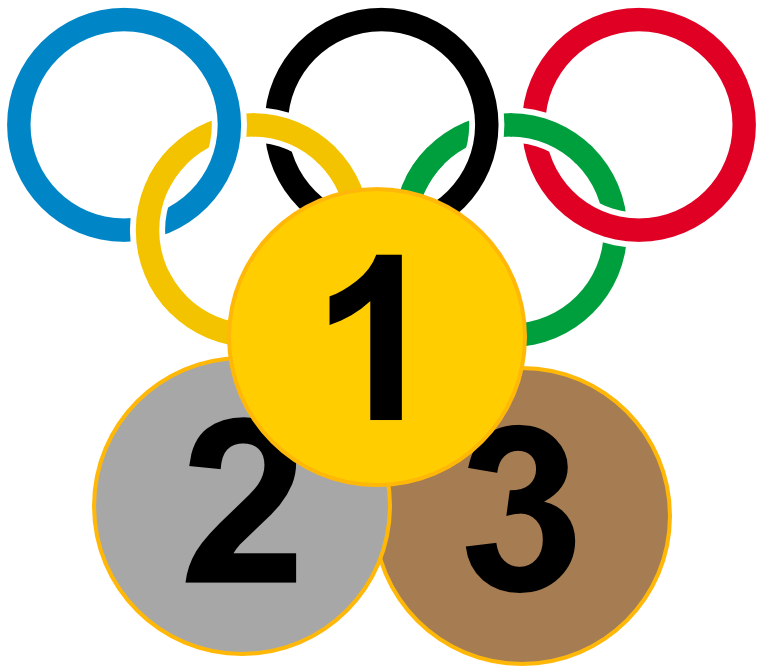 Olympic Medals Ranking Concept PNG image