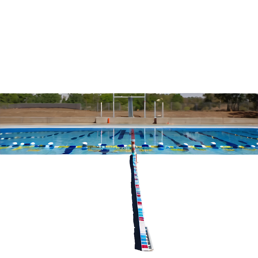 Olympic Size Swimming Pool Png 06122024 PNG image