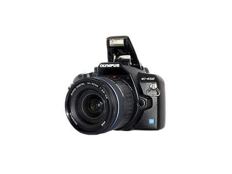 Olympus E450 D S L R Camera PNG image