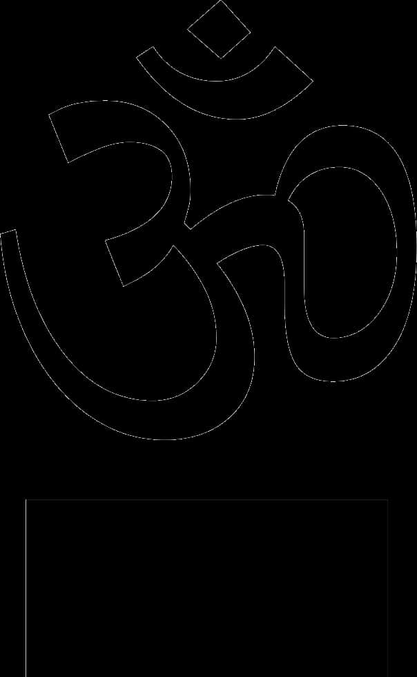 Om Symbol Outline PNG image