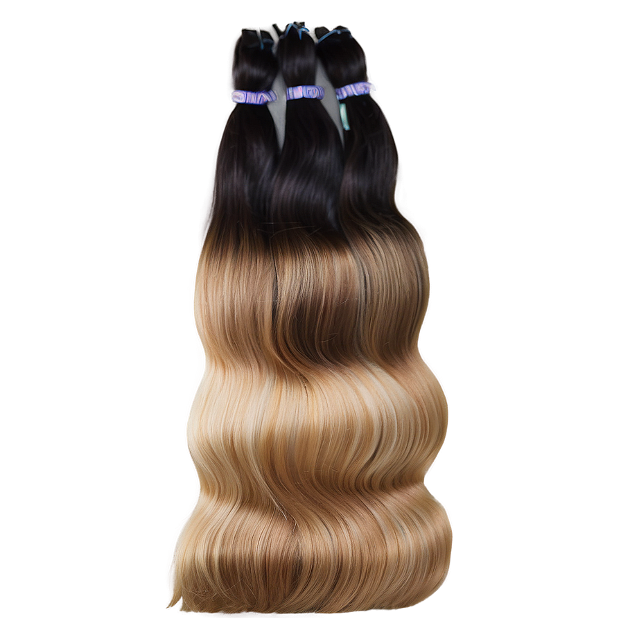 Ombre Hair Bundles Png Yyw PNG image