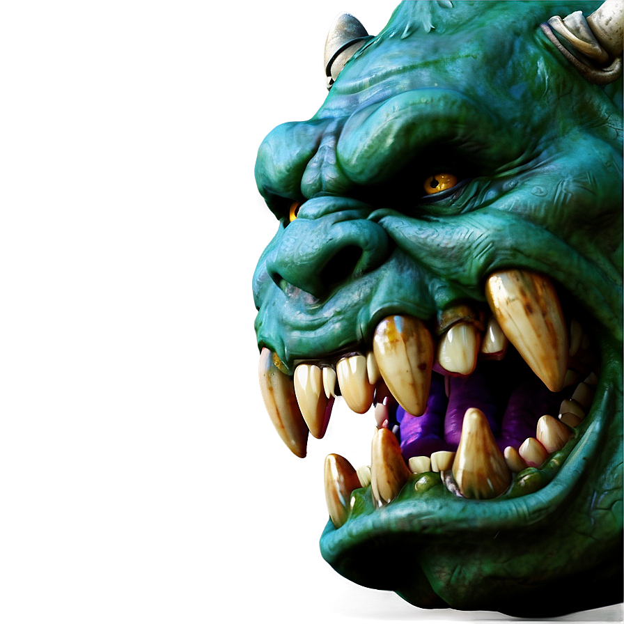 Ominous Ogre Teeth Png 06132024 PNG image