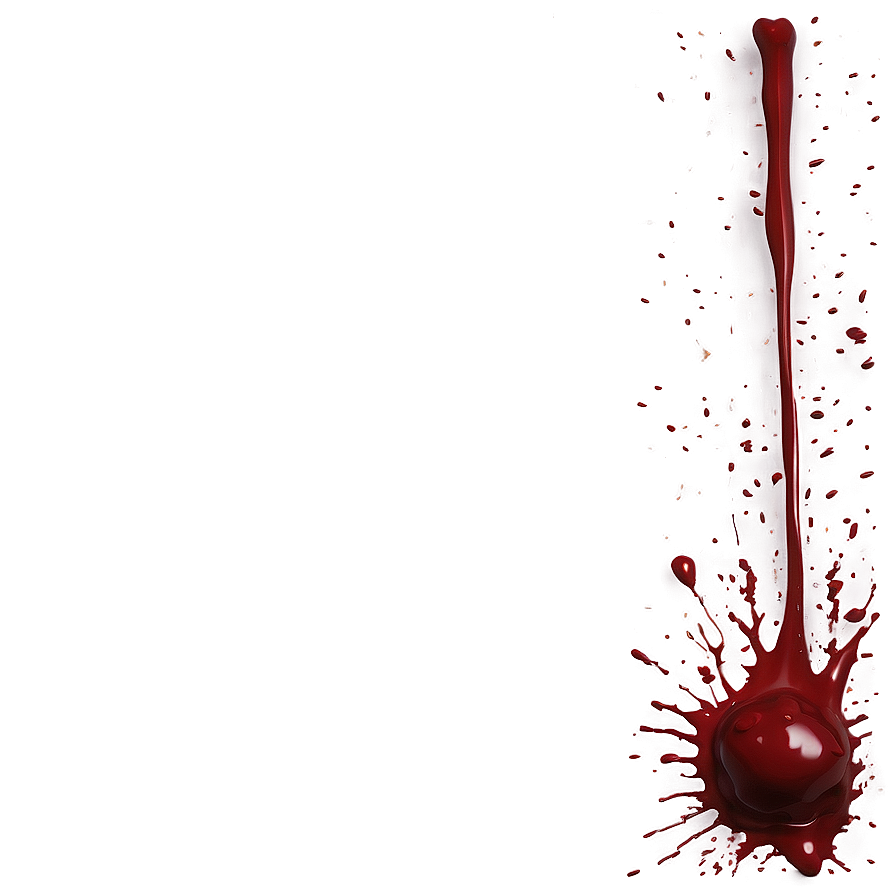 Ominous Red Blood Splatter Png 06132024 PNG image