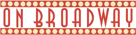 On Broadway Sign Graphic PNG image