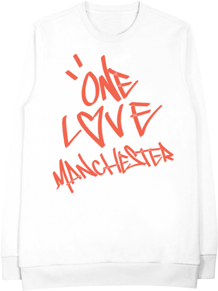 One Love Manchester Sweatshirt PNG image