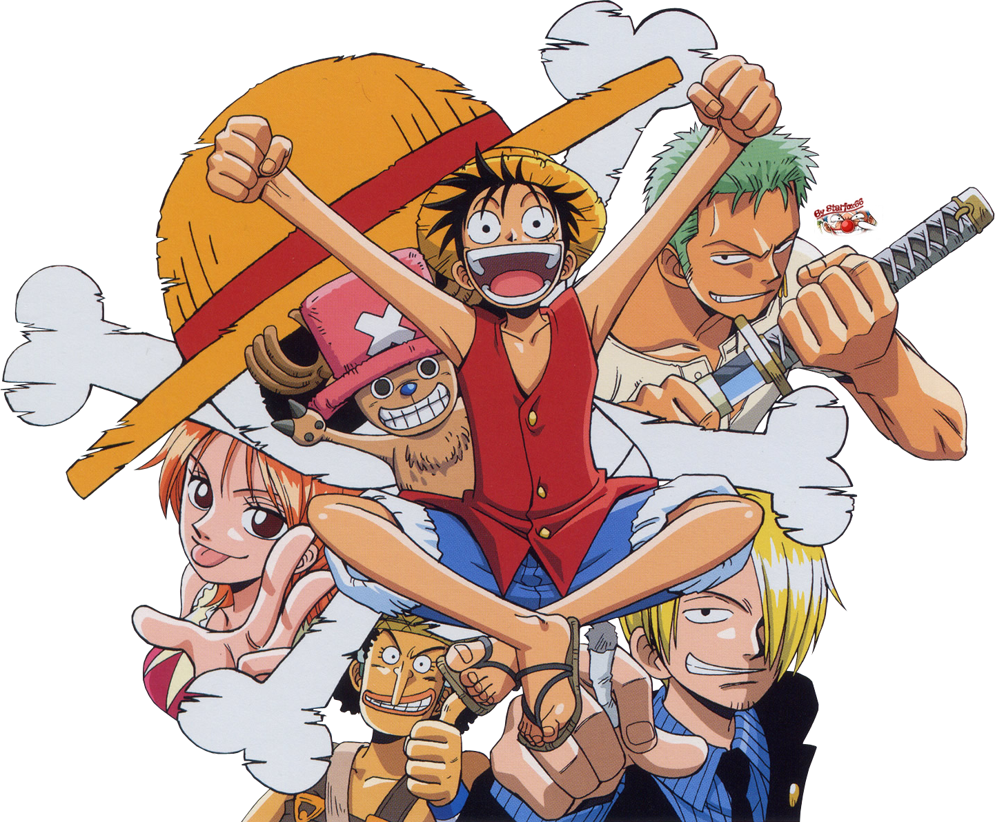 One Piece Anime Characters Sanjiand Crew PNG image