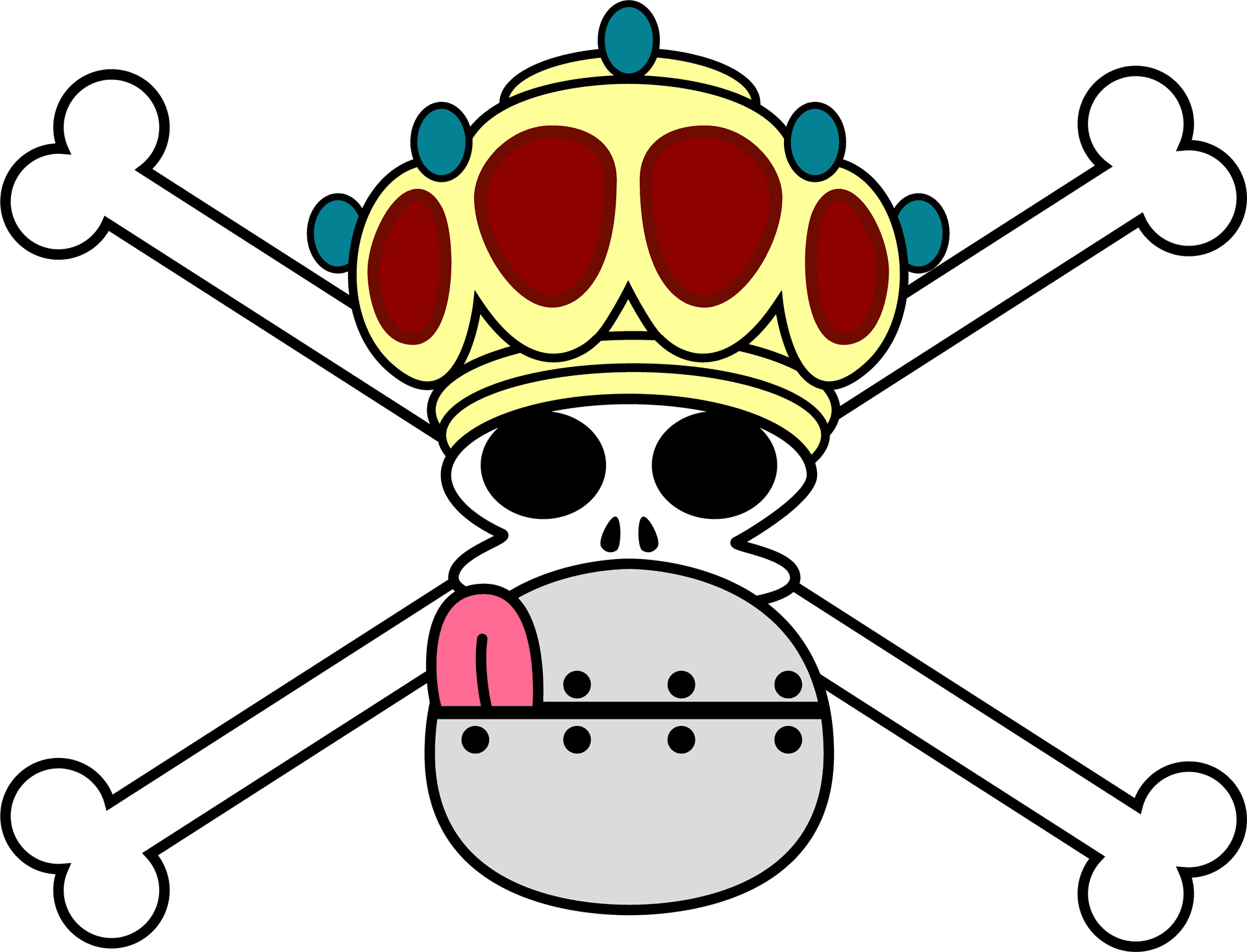 One Piece Jolly Rogerof Chopper PNG image