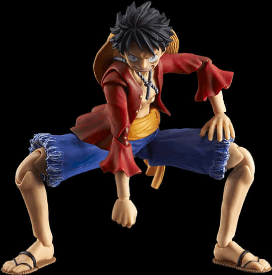 One Piece Monkey D Luffy Figure PNG image