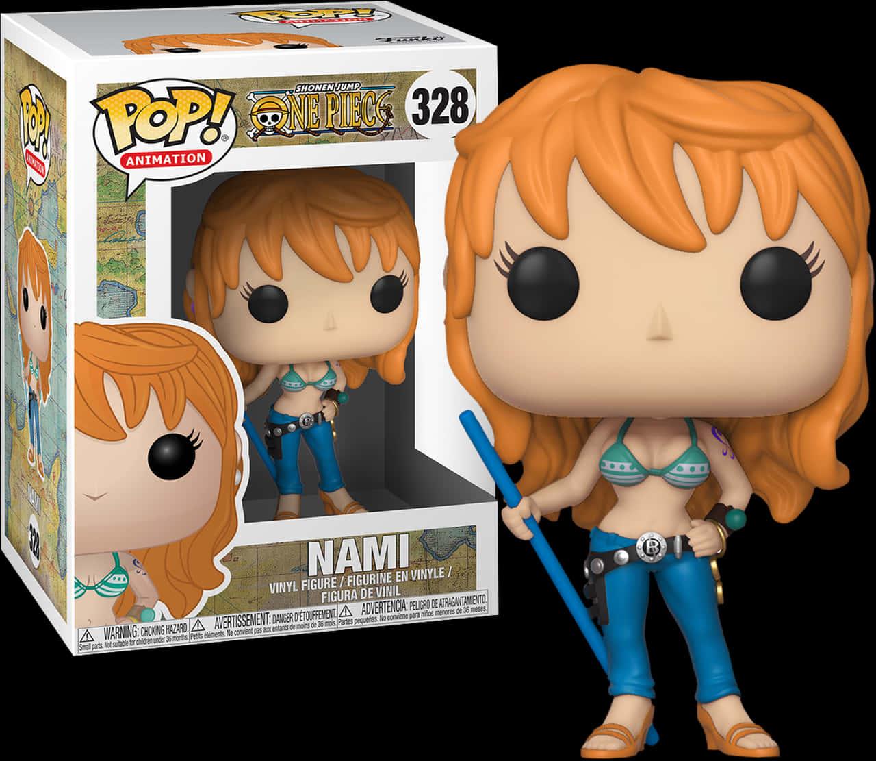 One Piece Nami Funko Pop Figure328 PNG image