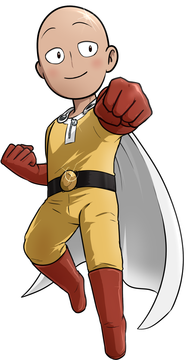 One Punch Man Anime Character PNG image