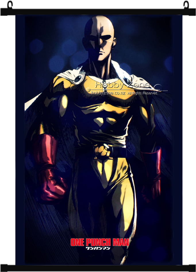 One Punch Man Anime Poster PNG image