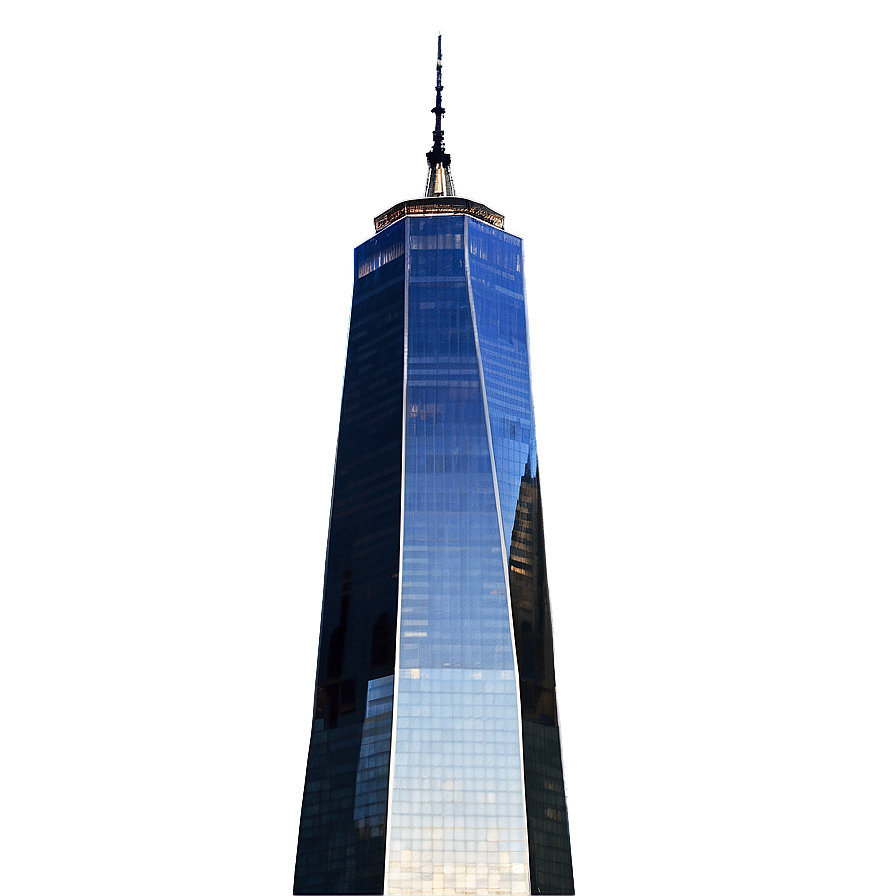 One World Trade Center Dusk View Png 06252024 PNG image