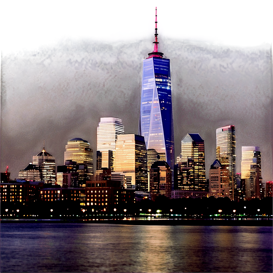 One World Trade Center Lit Up Png Swe27 PNG image