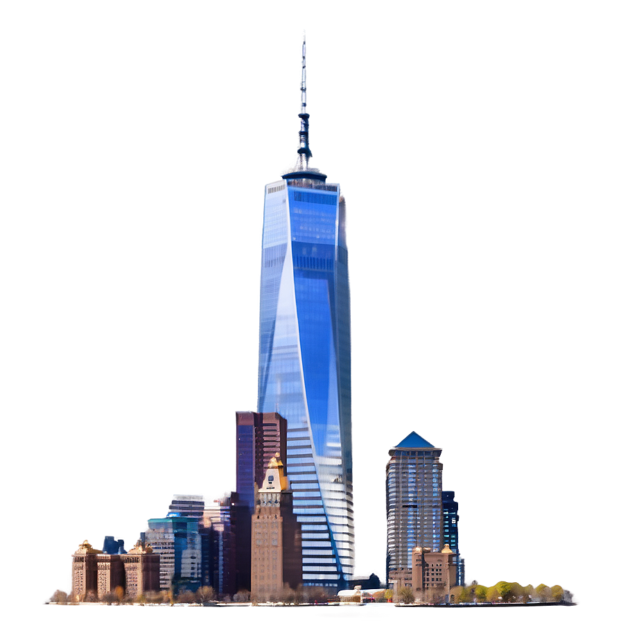 One World Trade Center Outline Png Wyi81 PNG image