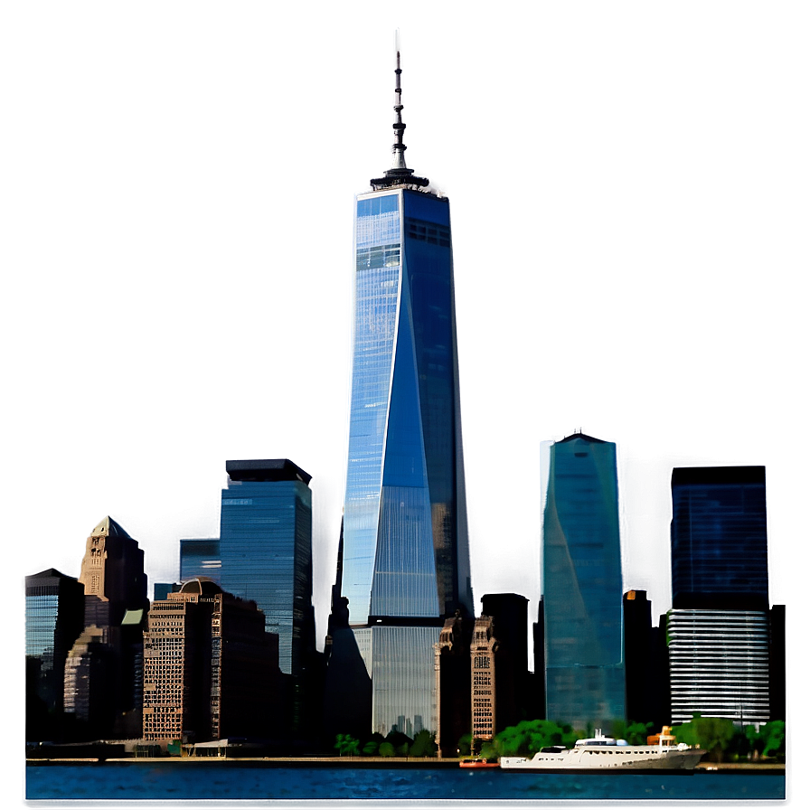 One World Trade Center Skyline Png 06252024 PNG image