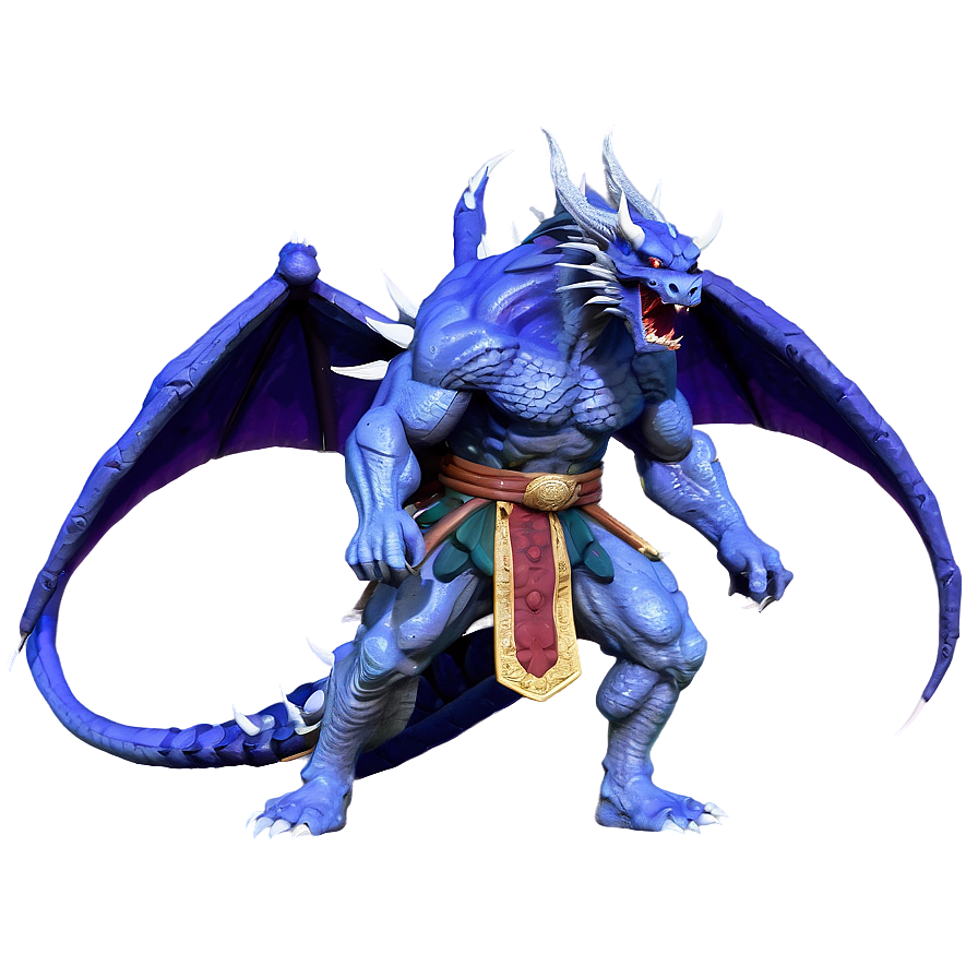 Oni Slaying Dragon Png Yll PNG image