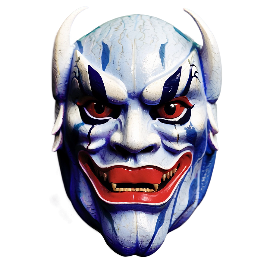 Oni With Kabuki Mask Png 06122024 PNG image