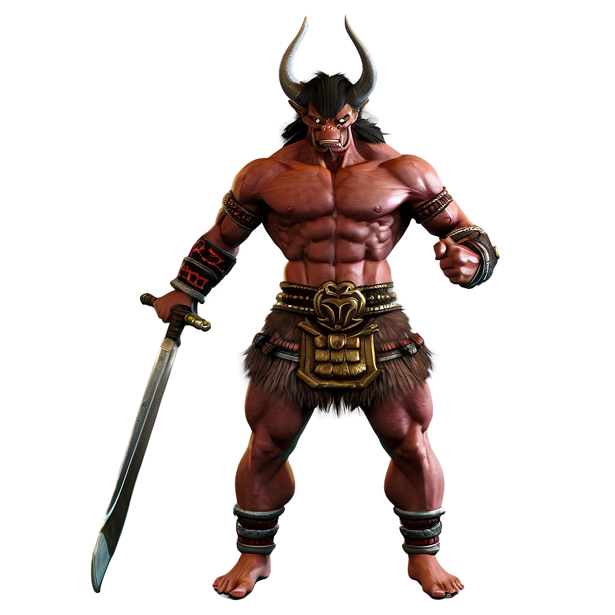 Oni With Kanabo Png 06122024 PNG image