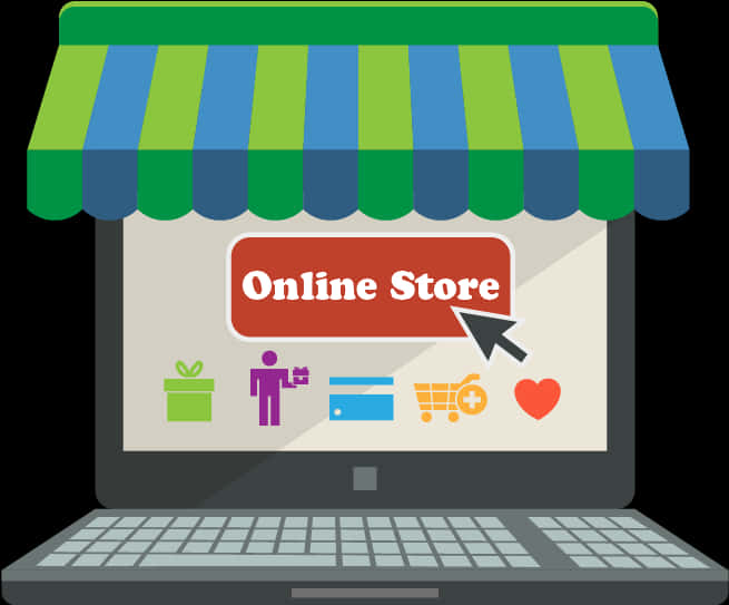 Online Store Concept Illustration PNG image