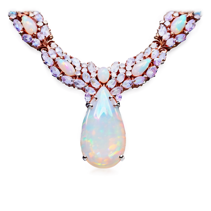 Opal Necklace Gleam Png Nss73 PNG image