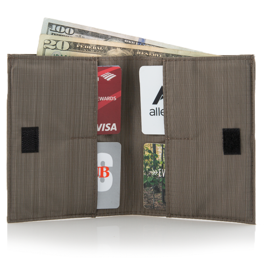 Open Bifold Walletwith Cashand Cards PNG image