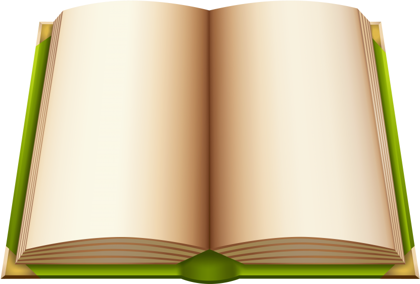 Open Book Blank Pages PNG image