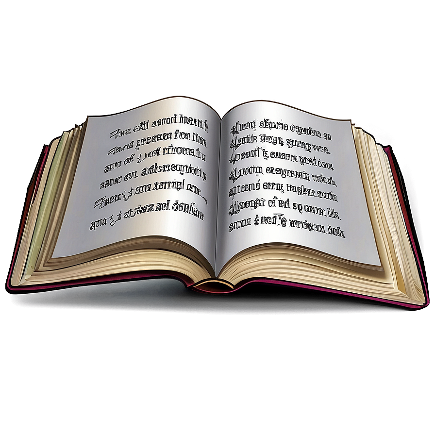 Open Book In Classroom Png 05232024 PNG image