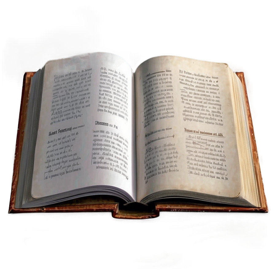 Open Book On Table Png 05232024 PNG image