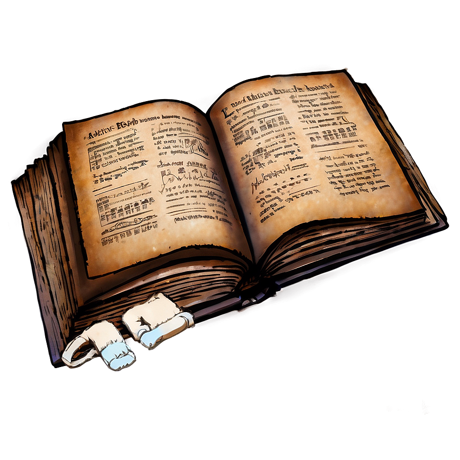 Open Book On Wood Png 05232024 PNG image