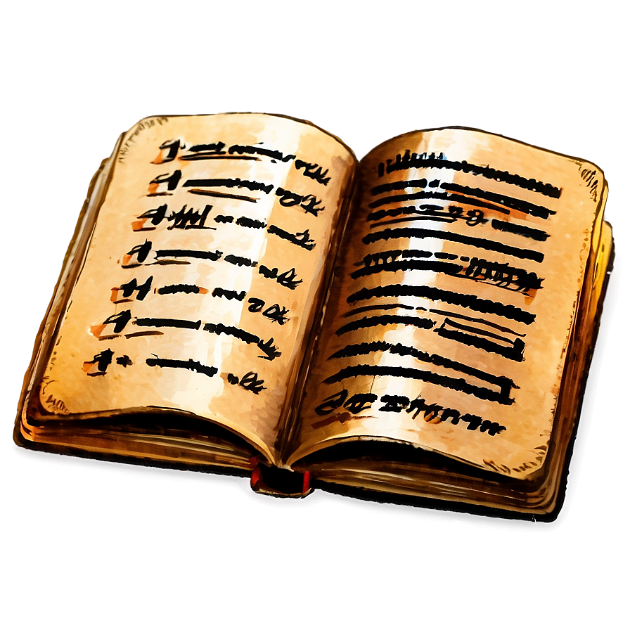 Open Book On Wood Png 41 PNG image