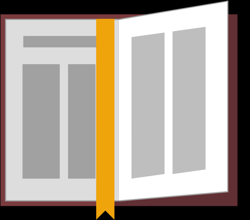 Open Book Vector Illustration PNG image