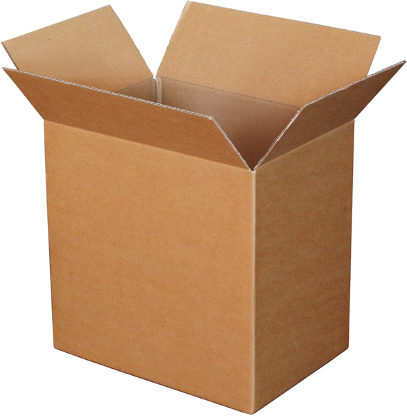 Open Cardboard Box PNG image