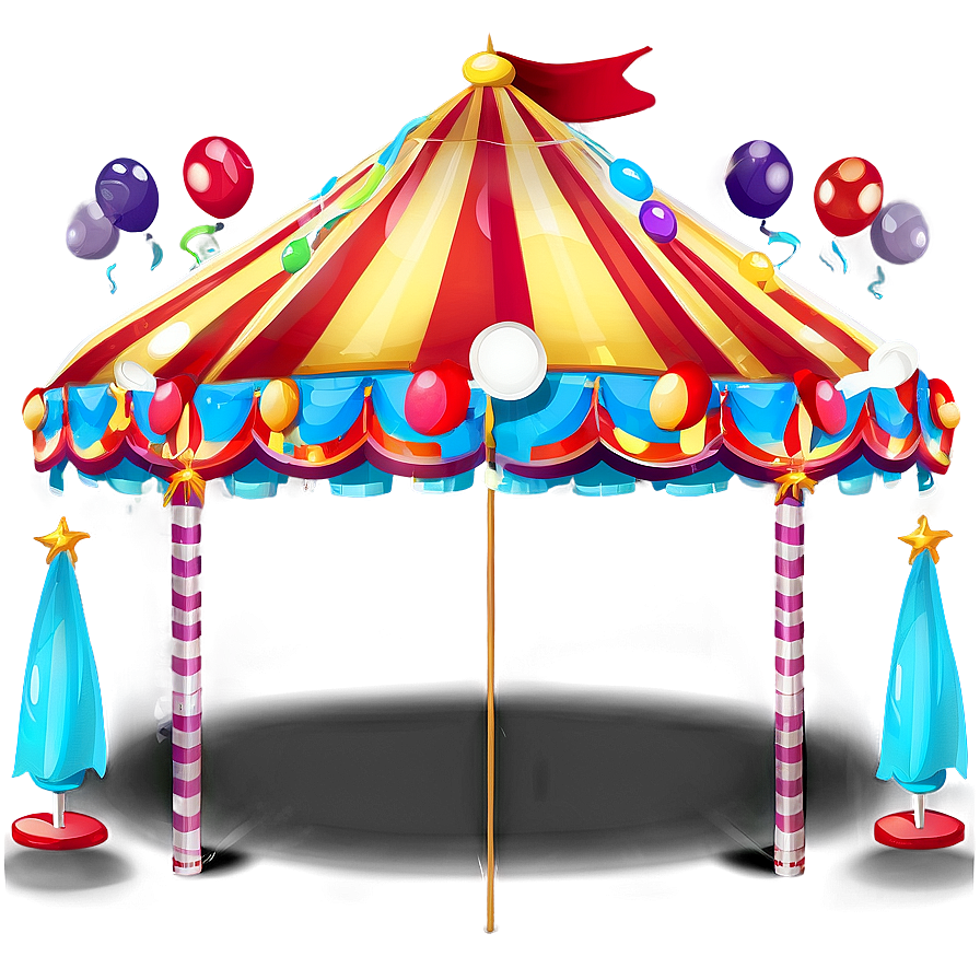 Open Carnival Tent For Events Png 44 PNG image