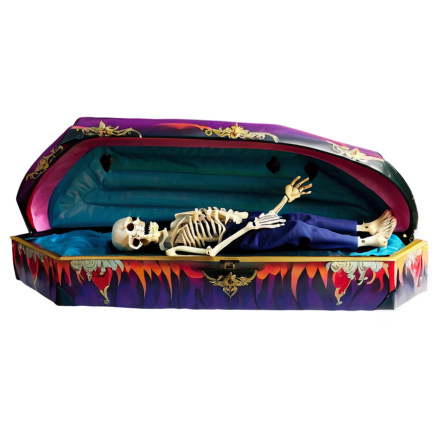 Open Coffin With Skeleton Png 42 PNG image