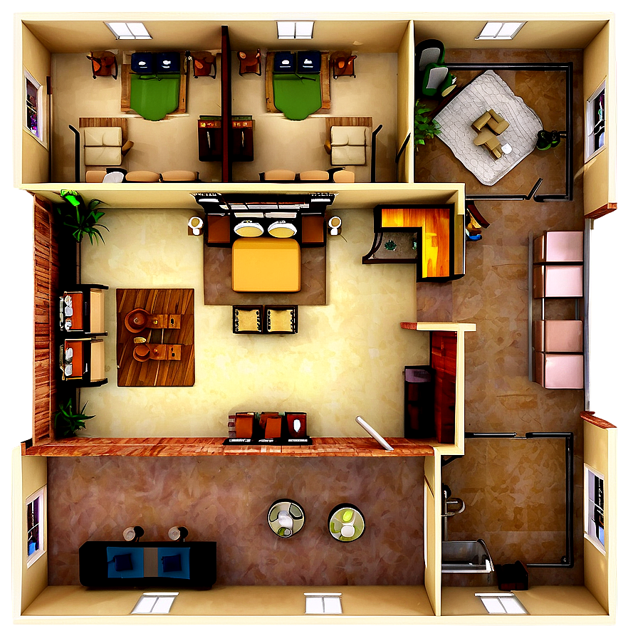 Open Concept Floor Plan Png Ybi48 PNG image