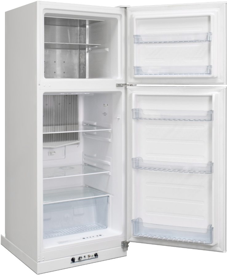 Open Door Empty Refrigerator PNG image