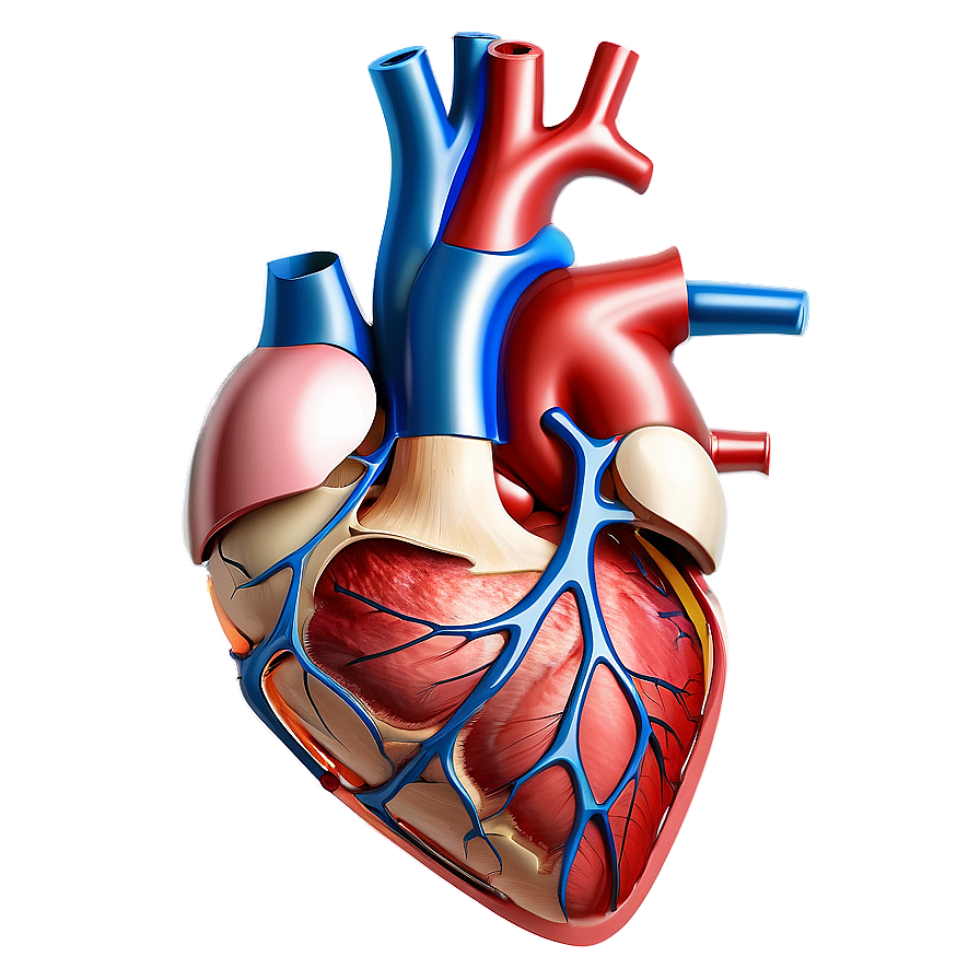 Open Heart Anatomy Diagram Png 06212024 PNG image