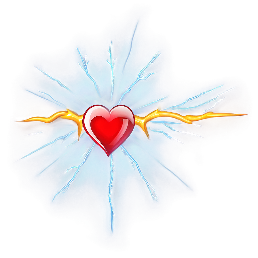 Open Heart With Lightning Png Jtn89 PNG image