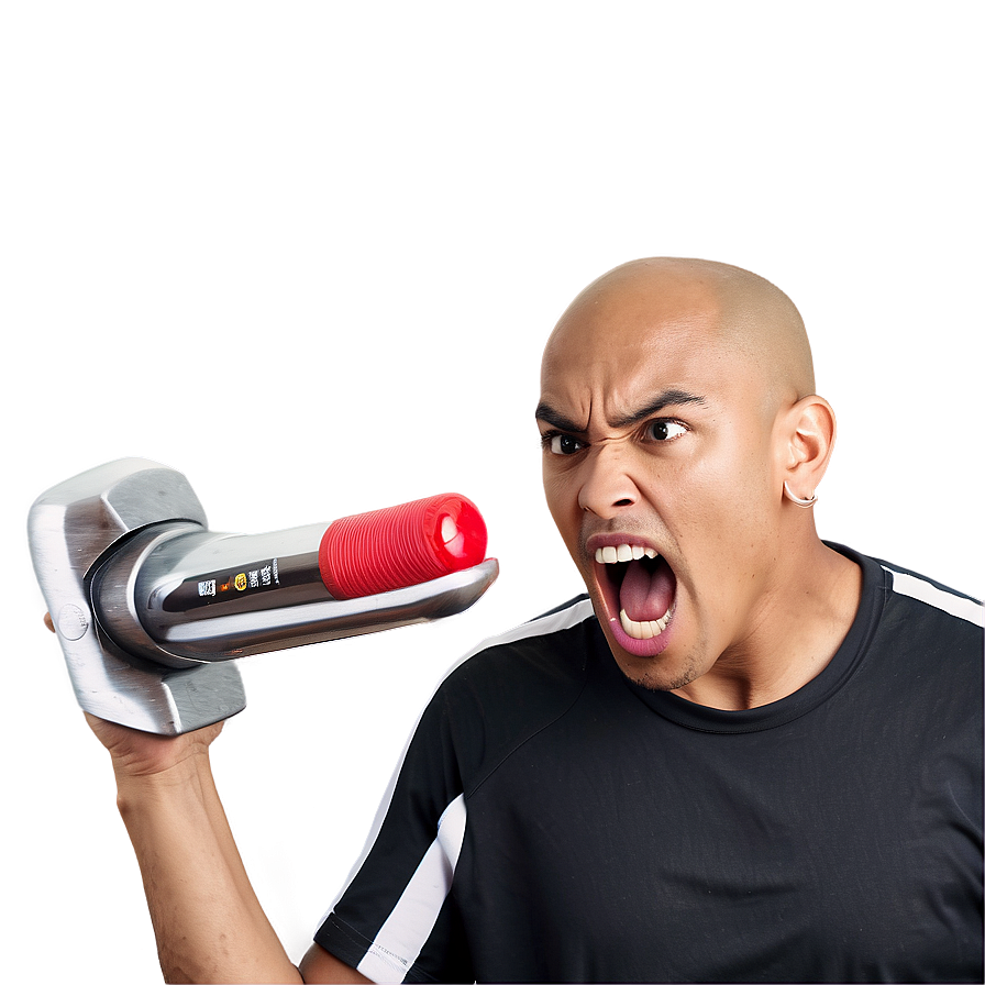 Open Mouth Angry Yell Png 06212024 PNG image