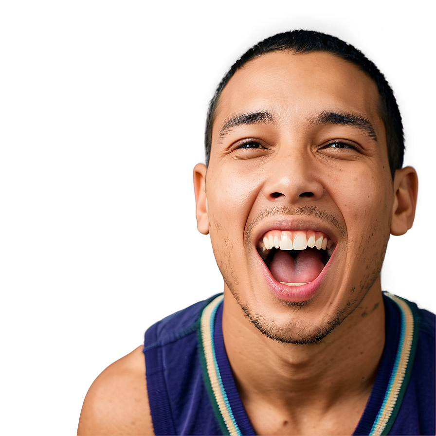 Open Mouth Laughing Hard Png 7 PNG image