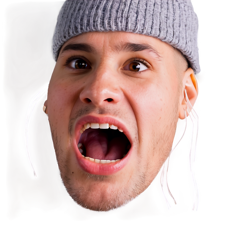 Open Mouth Yelling Loud Png 36 PNG image