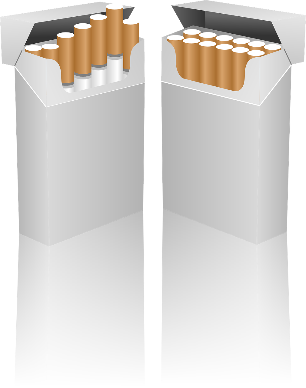 Open Packof Cigarettes PNG image