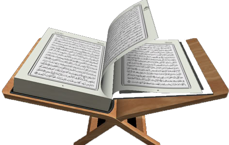 Open Quranon Stand PNG image