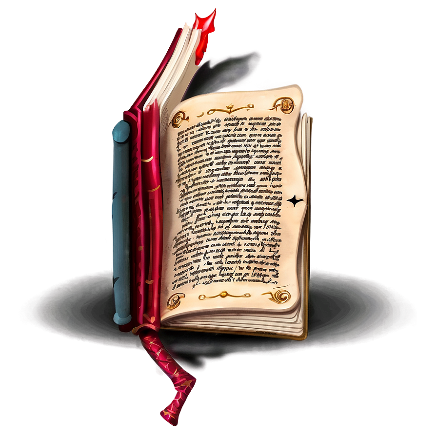 Open Spell Book Png 05232024 PNG image