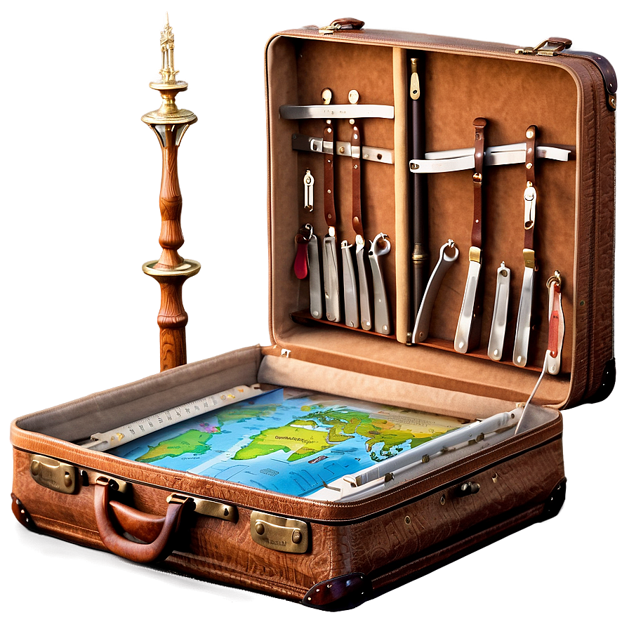 Open Suitcase For Adventure Png 66 PNG image